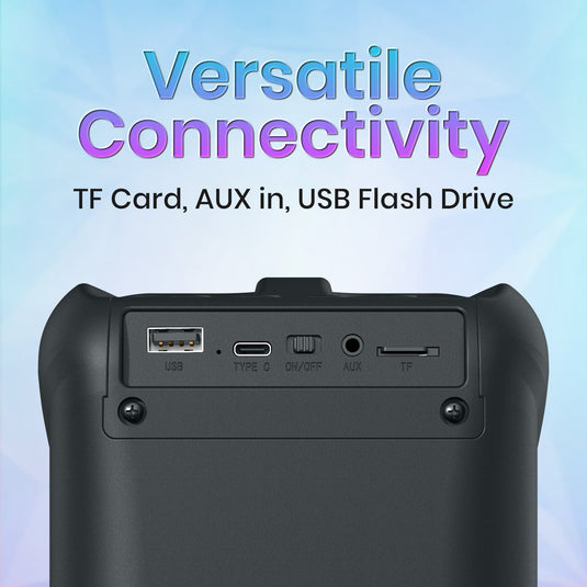 Portronics Apollo One portable Bluetooth speaker comes with multiple connectivity options| best portable wireless speaker for parties