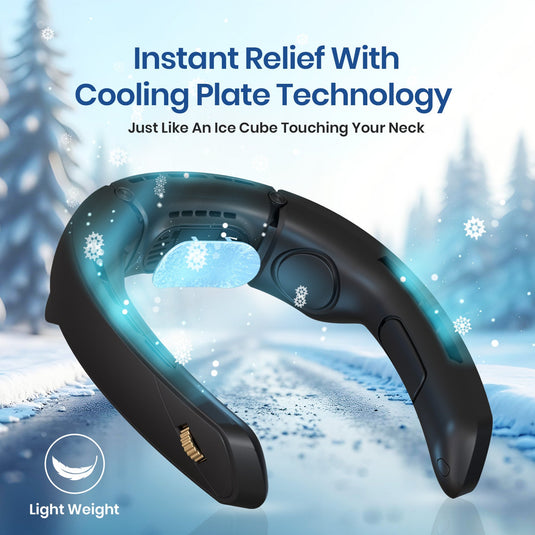 Portronics Cool Aid cooling fan with cooling plate technology| wearable neck fan online| rechargeable wearable neck fan| best cooling fan in the market