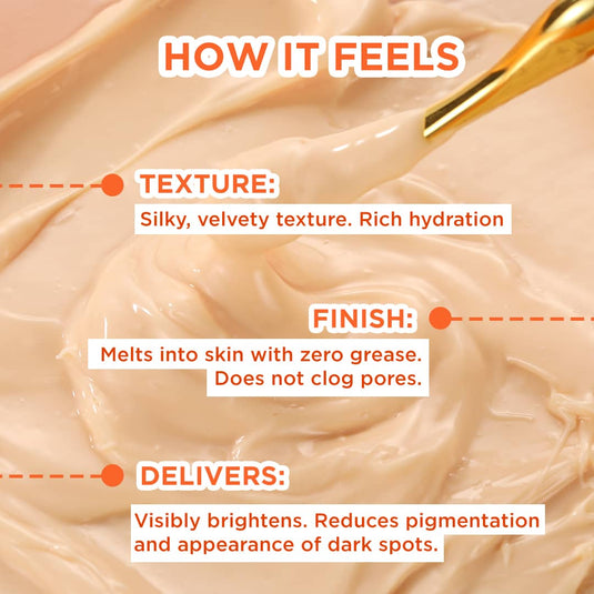 how Vitamin C Cream - PRISM feels on skin