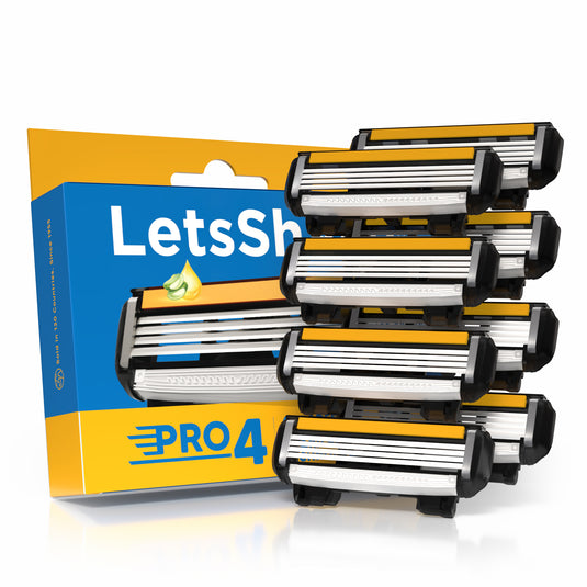 LetsShave Pro 4 Blades for Men Pack of 8