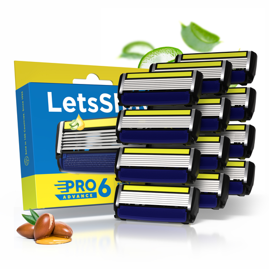 LetsShave Pro 6 Advance for men Pack of 12