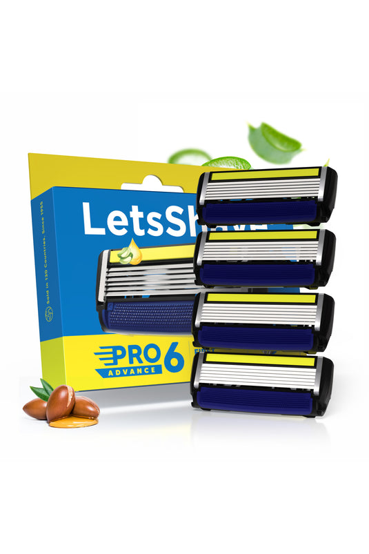 LetsShave Pro 6 Advance for men Pack of 4