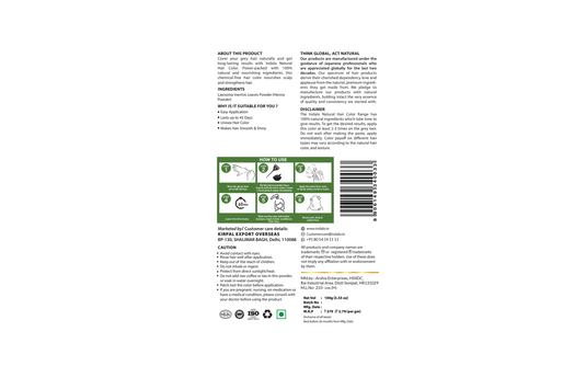 Indalo Natural Henna Powder