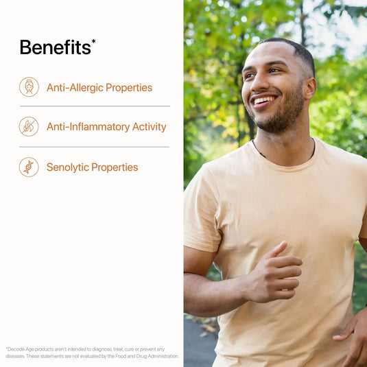 Quercetin Dihydrate |Sophora Japonica L. Extract - Decode Age