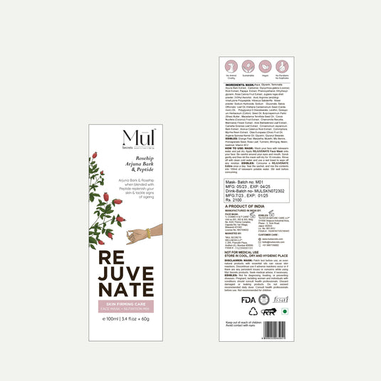 Rejuvenate: Skin Firming Care (Face Mask + Nutrition drink)