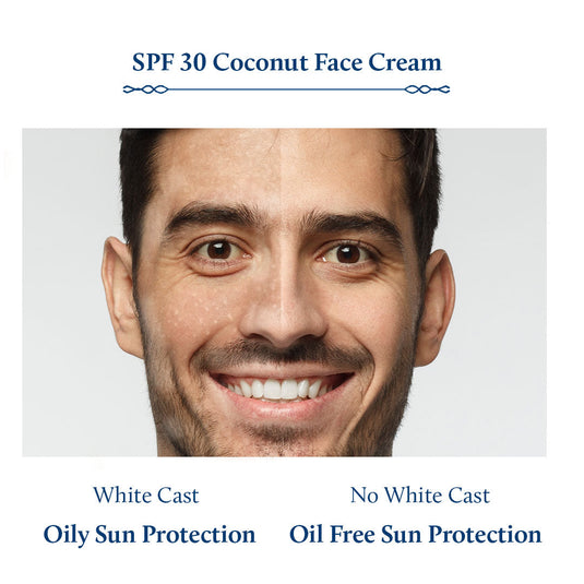 SPF 30 Coconut Face Cream for Men