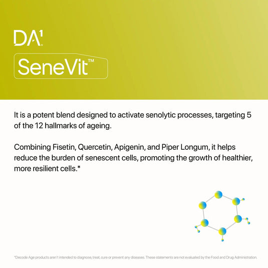 SeneVit™ | DA¹ Foundational Senolytic Activator Blend - Decode Age