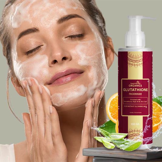 SimplyHerbal Glutathione Skin Lightening/Brightening Combo Pack ( Cream + Capsules + Facewash) (3 Items In Set)
