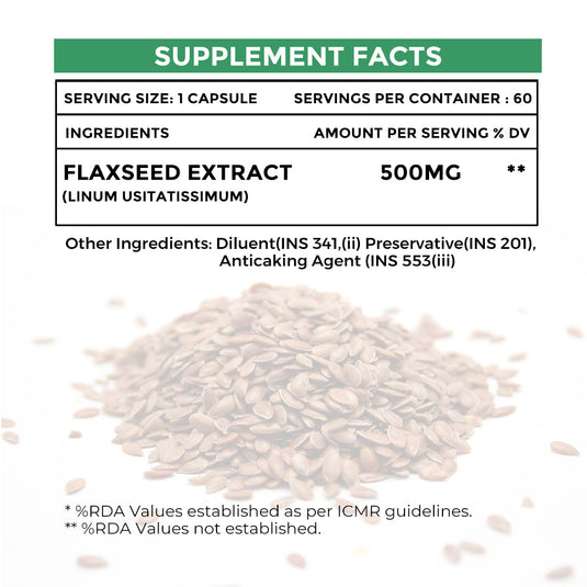 Simply Herbal Vegan Omega 3 Extract (DHA 10%) for Brain Function 500mg - 60 Capsules