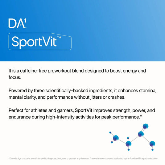 SportVit™ | Caffeine Free, Pre-Workout - Decode Age