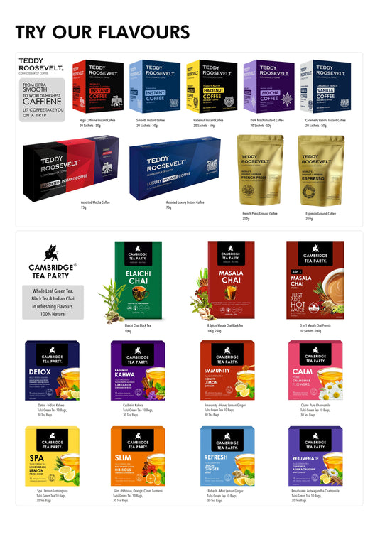 Vanilla Caramel Café Latte, Instant Coffee Powder Premix (3 in 1), 10 Sachets Box