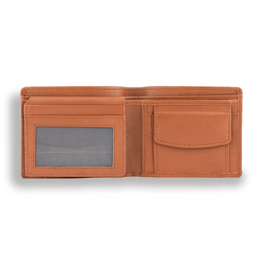 Handmade Pure Leather Light Brown Wallet