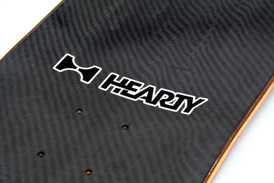 Hearty Deck TRIPLE SKULL 7.75"-Carbon Top