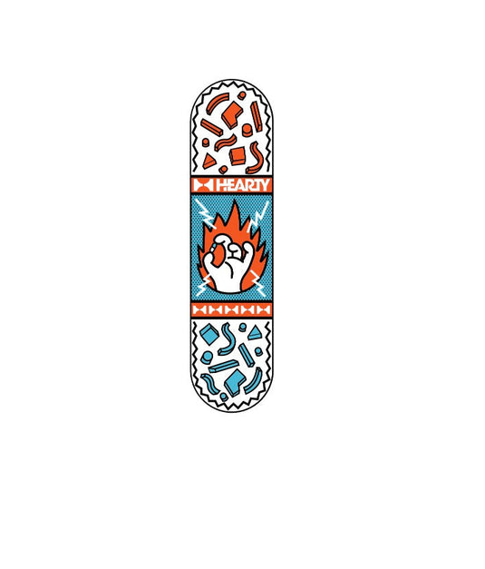 Hearty Deck Take a Chill Pill Teal/Orange- 8.125"