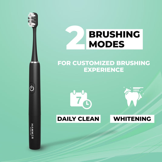 electric brush with 2 brushing modes