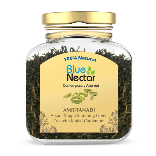 Amritanadi Assam Mogra Green Tea with Idukki Cardamom