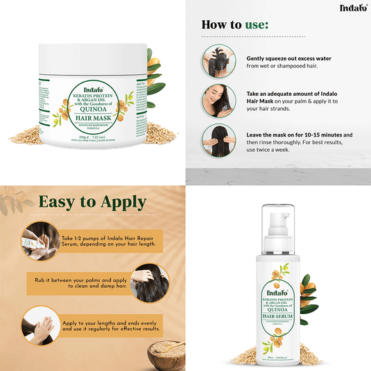 Indalo Keratin Repair Kit-How to use