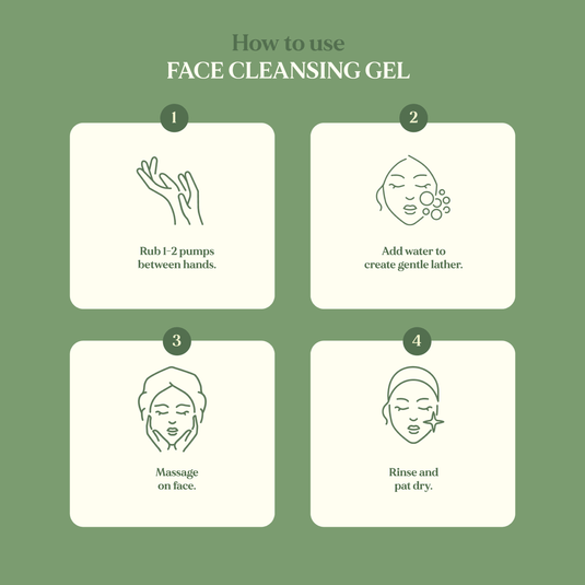How to use face cleansing gel - august bioscience