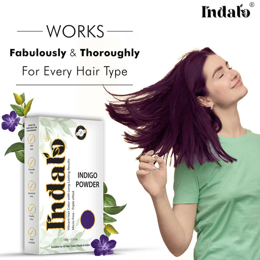 Natural Indigo Powder for Hair | No More Chemical Damage - 100g