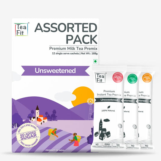 Instant Tea Premix Trial Pack - Unsweetened - Powdered