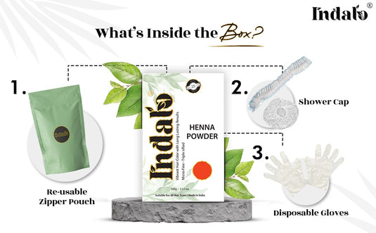 Natural Henna Powder for No More Chemical Damage - 100g