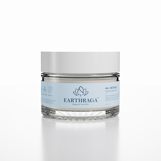 Earthraga HA+Retinol Night Cream with Niacinamide & Aquaxyl 50 gm