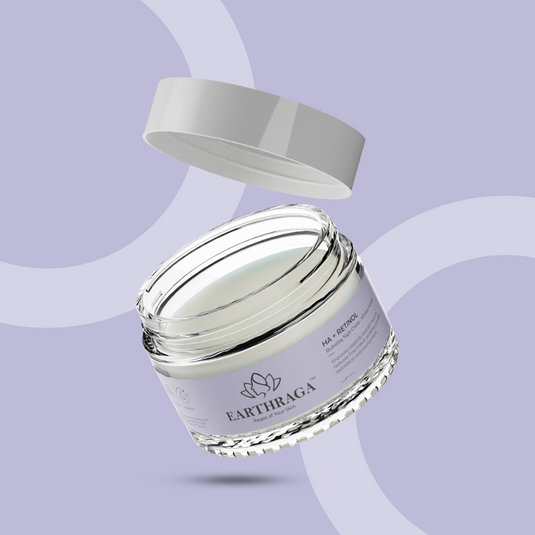 Earthraga HA + Retinol Advanced Night Cream with Squalane and Vitamin E 50 gm