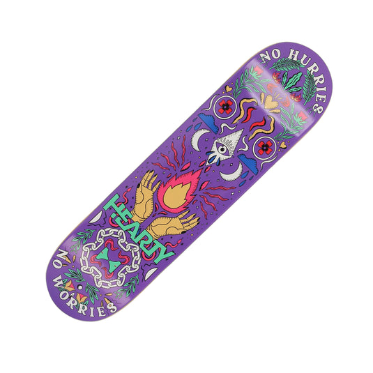 Hearty Skateboard Deck No worries Purple - 8.0" & 8.125"