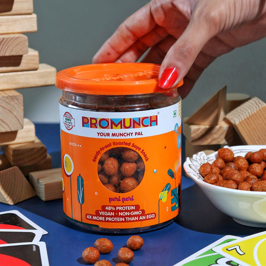 Dual Pack Protein Snacks (Tangy Pudina, Peri Peri)-150gm x 2