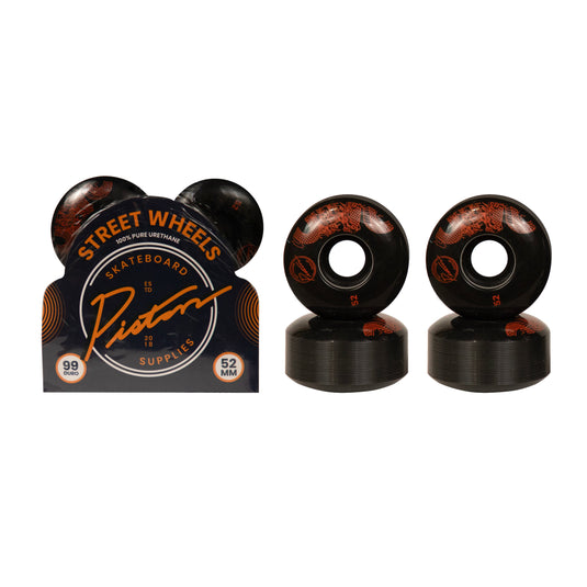 Piston Skateboard Wheels 52mm/Dragon