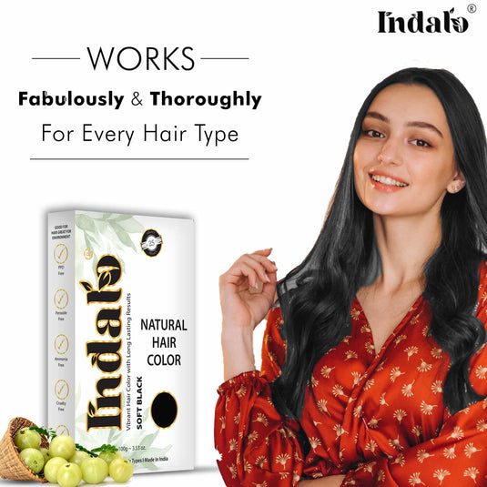 Pure & Natural Hair Color for No More Chemical Damage - 100g
