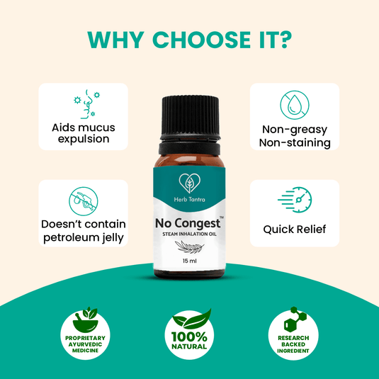 No Congest Steam Inhalation Oil (15 ml)