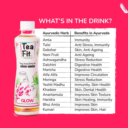 Teafit Glow - Tangy Toasty Barley Tea 300 Ml. - Beverages