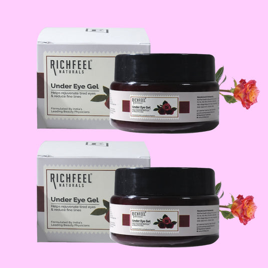 Richfeel Under Eye Cream Gel 50 g Pack of 2