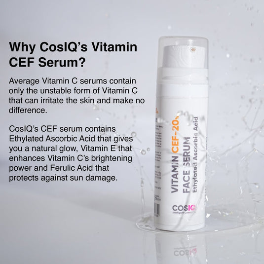 Vitamin CEF - 20% Face Serum 30ml - CosIQ