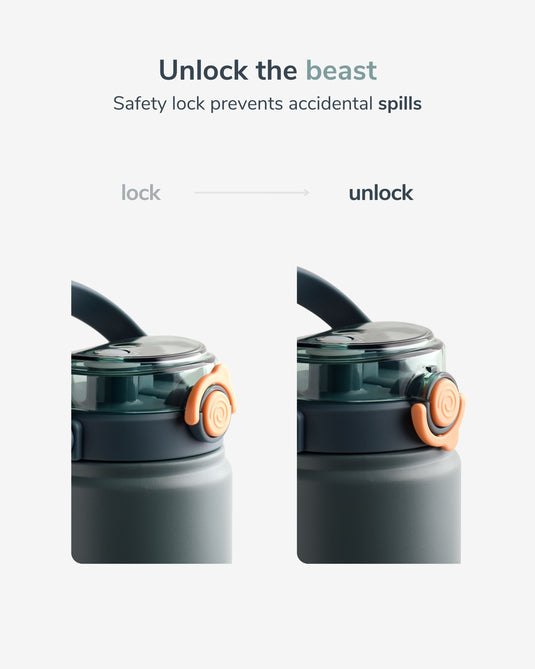 Tank dual sipper flask