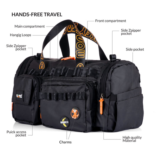 Gym Bag/Travel Duffel - Spidey (Black)