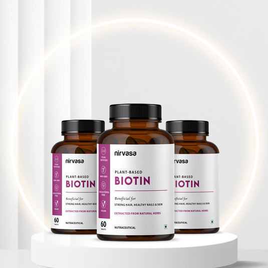 Nirvasa Plant-Based Biotin Tablets (60 Tabs)