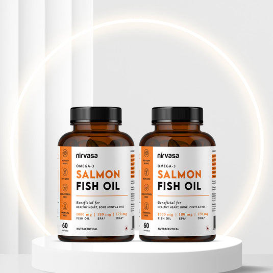 Nirvasa Salmon Fish Oil Softgels 60 Capsules