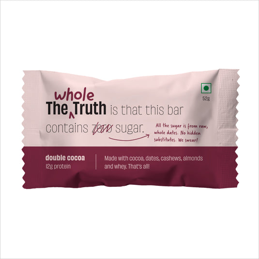 The Whole Truth - Protein Bars (Double Cocoa) Pack of 6