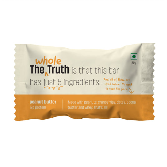 The Whole Truth - Protein Bars (Peanut Butter) Pack of 6