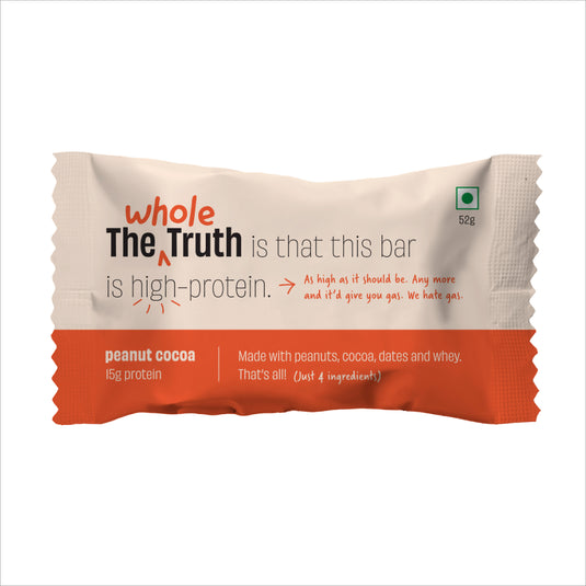 The Whole Truth - Protein Bars (Peanut Cocoa) Pack of 6