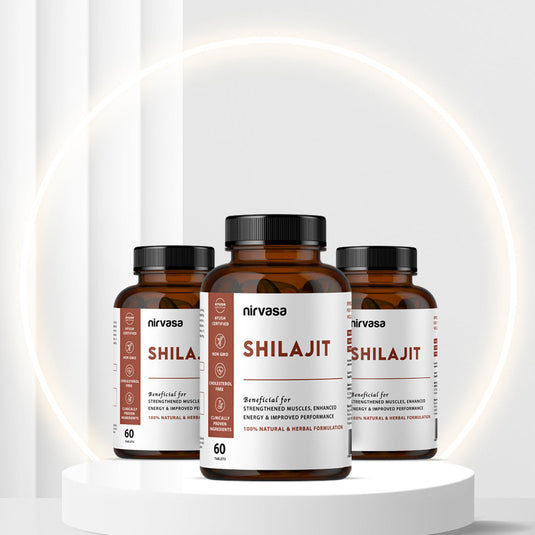 Nirvasa Pure Shilajit Tablet (60 Tabs)