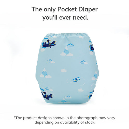 Bumberry Pocket Diaper ( Helicopter)