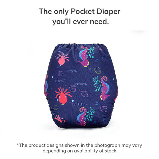 Bumberry Pocket Diaper (Seahorse )