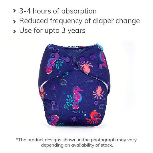 Bumberry Pocket Diaper (Seahorse )