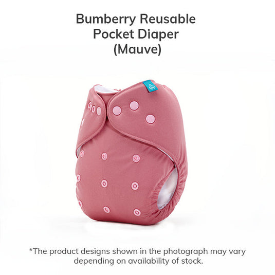 Bumberry Pocket Diaper (Mauve)