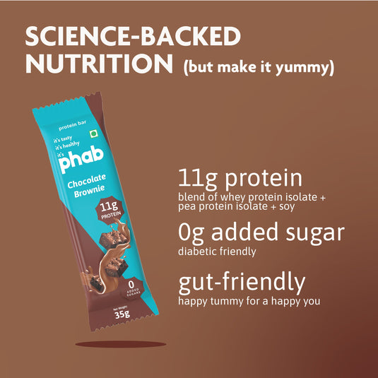 chocolate brownie - 11g protein (pack of 6)