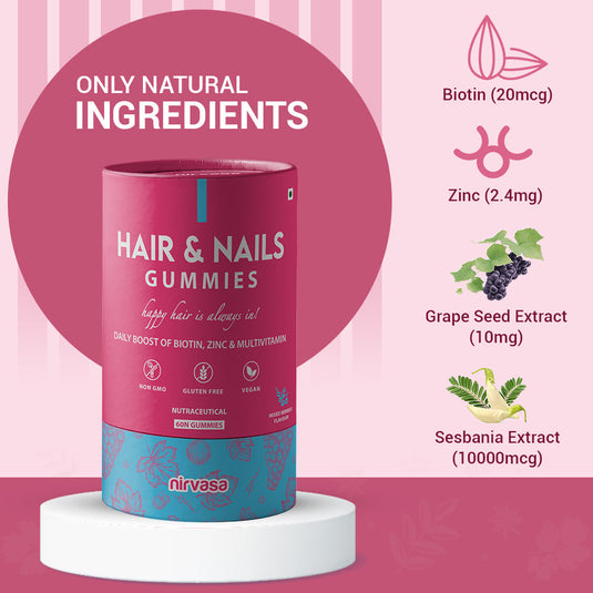 Nirvasa Hair & Nails Gummies