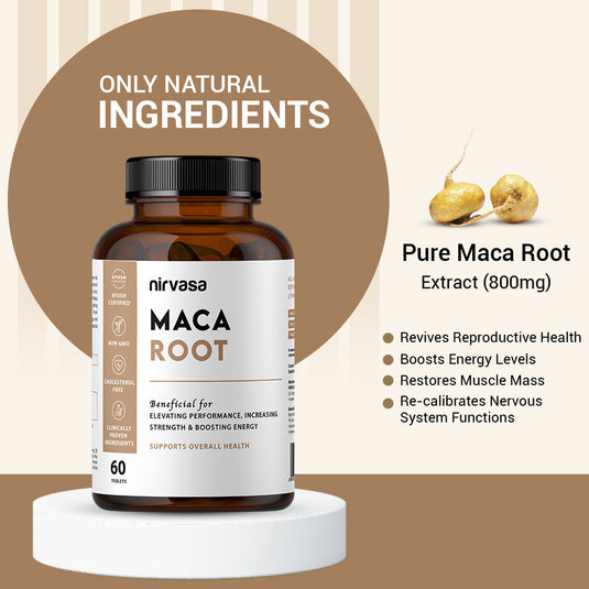 Nirvasa Maca Root Tablets (60 Tabs)